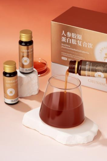 好物直达丨楚南承人参胶原蛋白肽复合饮——焕活青春，7天从内阻断暗沉